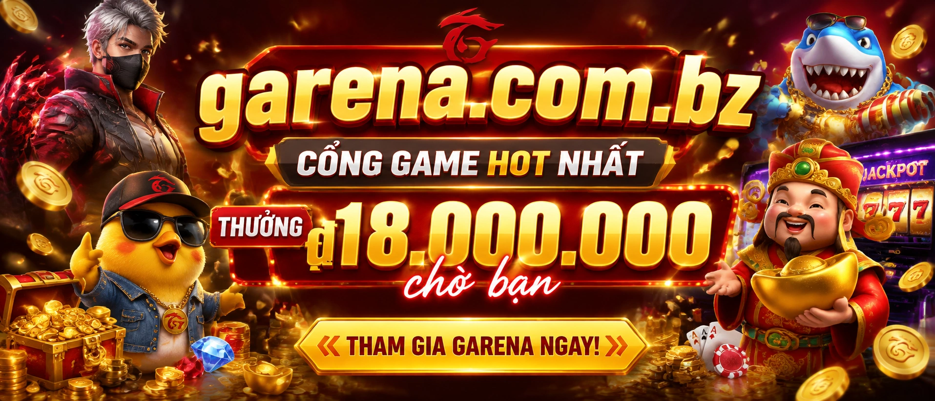 Garena.com.bz Casino, No Hu, Ban Ca, Live Casino 5 Card games sports picks and promo routes