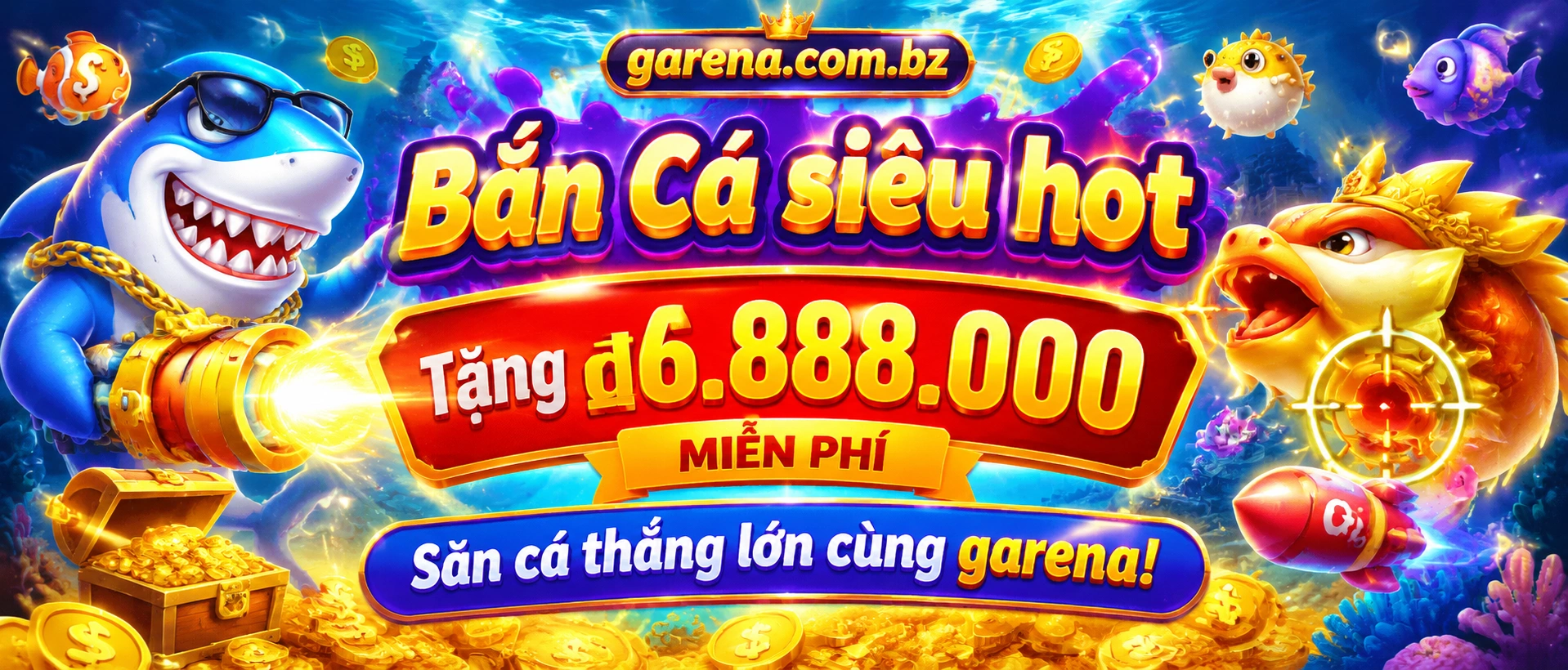 Garena.com.bz Casino, No Hu, Ban Ca, Live Casino 32 Fishing Games