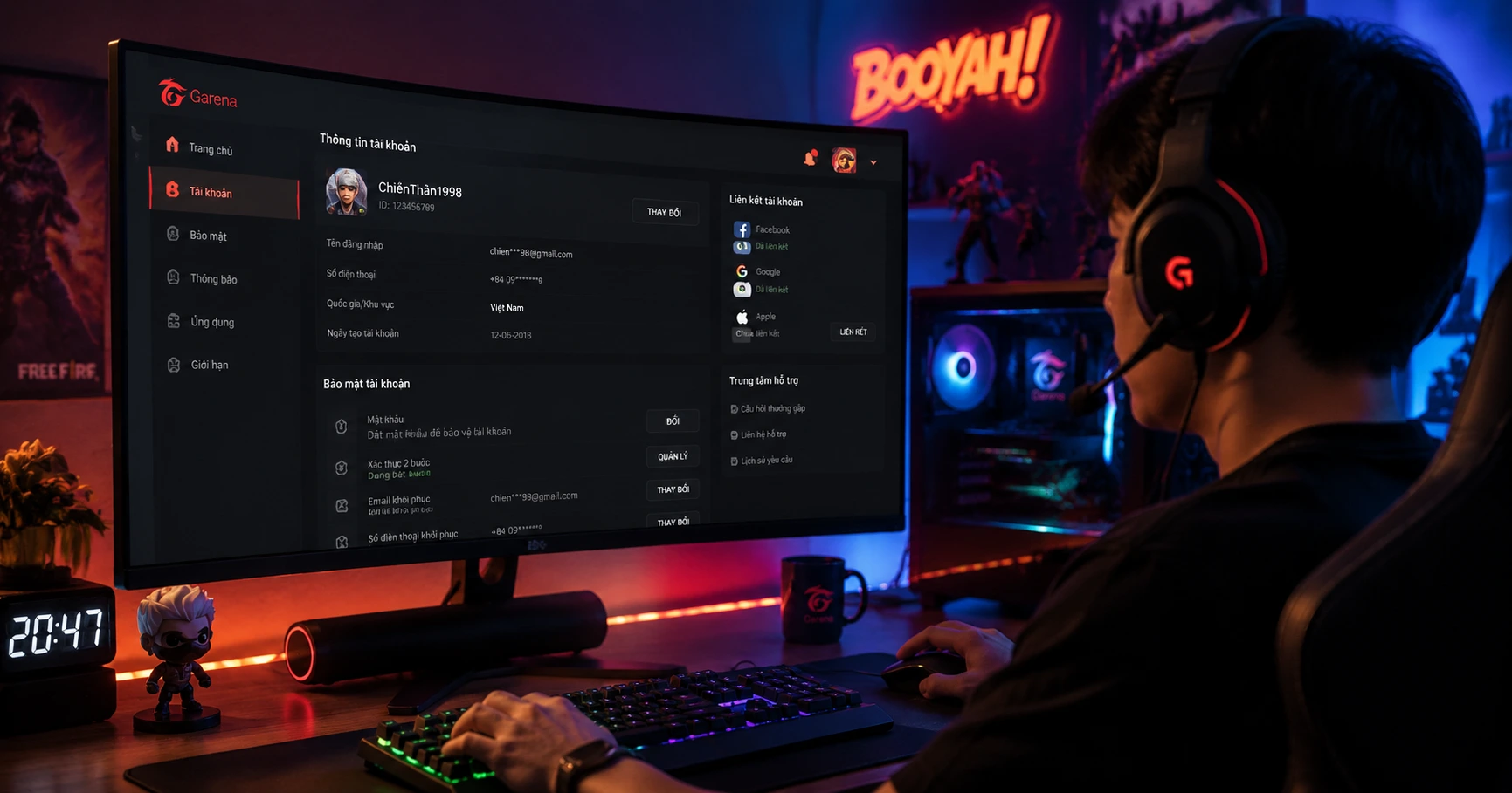 Hướng Dẫn Chi Tiết Về Garena Account: Tối Ưu Hóa Trải Nghiệm Chơi Game - image 3