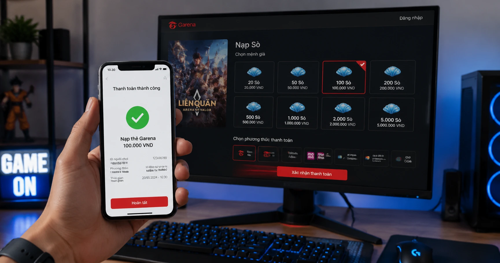 Giới thiệu về napthengay garena - image 2 Giới thiệu về napthengay garena - image 2