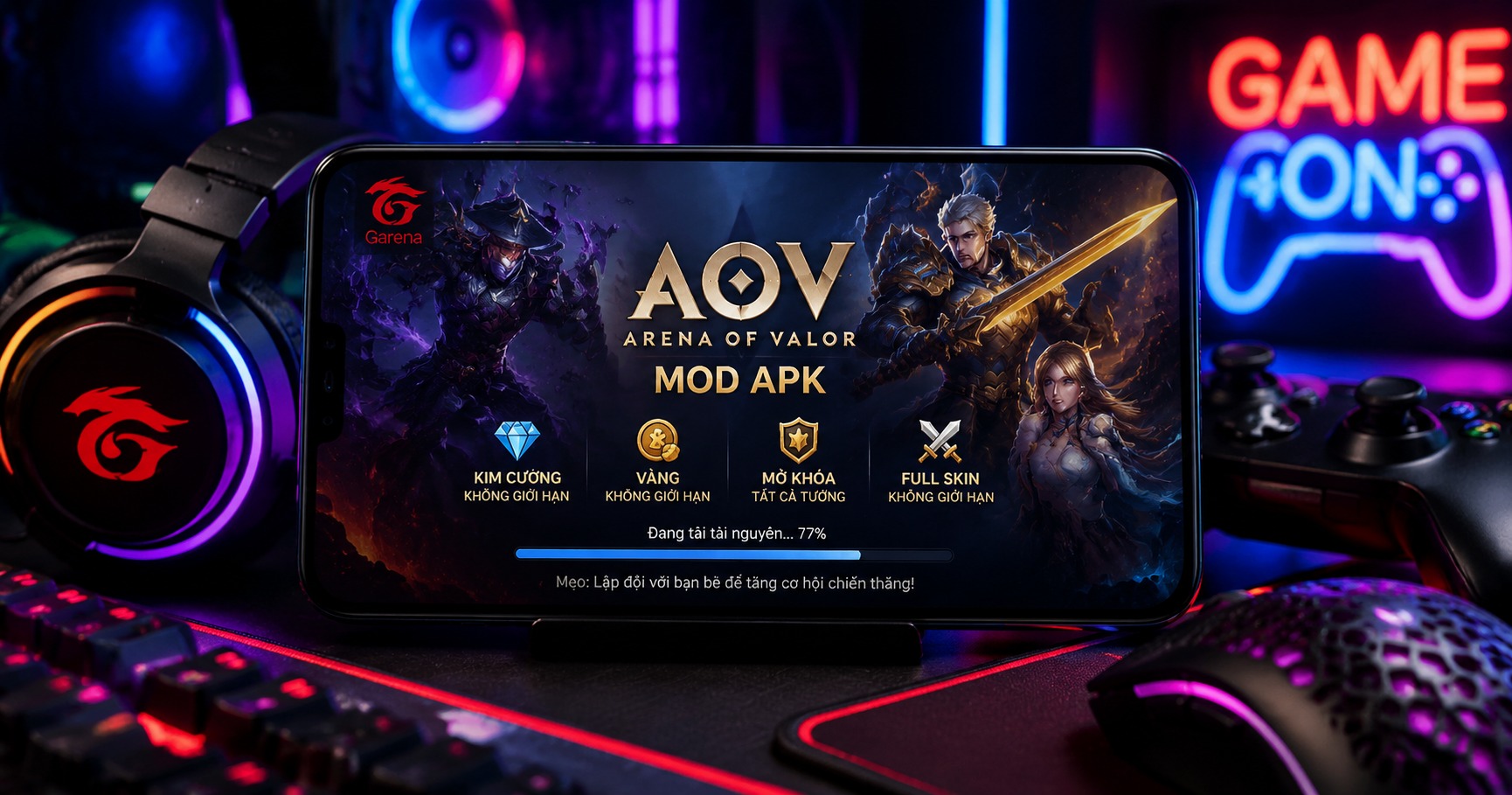 Hướng Dẫn Chi Tiết Tải Download Garena AOV Mod APK Mới Nhất - image 1