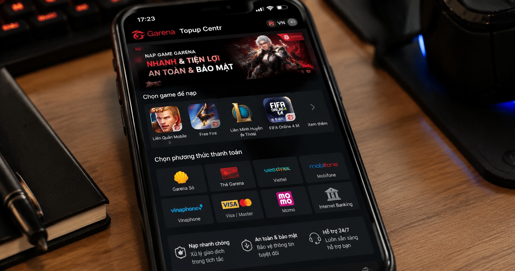 Hướng dẫn sử dụng garena topup centr hiệu quả và an toàn - image 1 Hướng dẫn sử dụng garena topup centr hiệu quả và an toàn - image 1