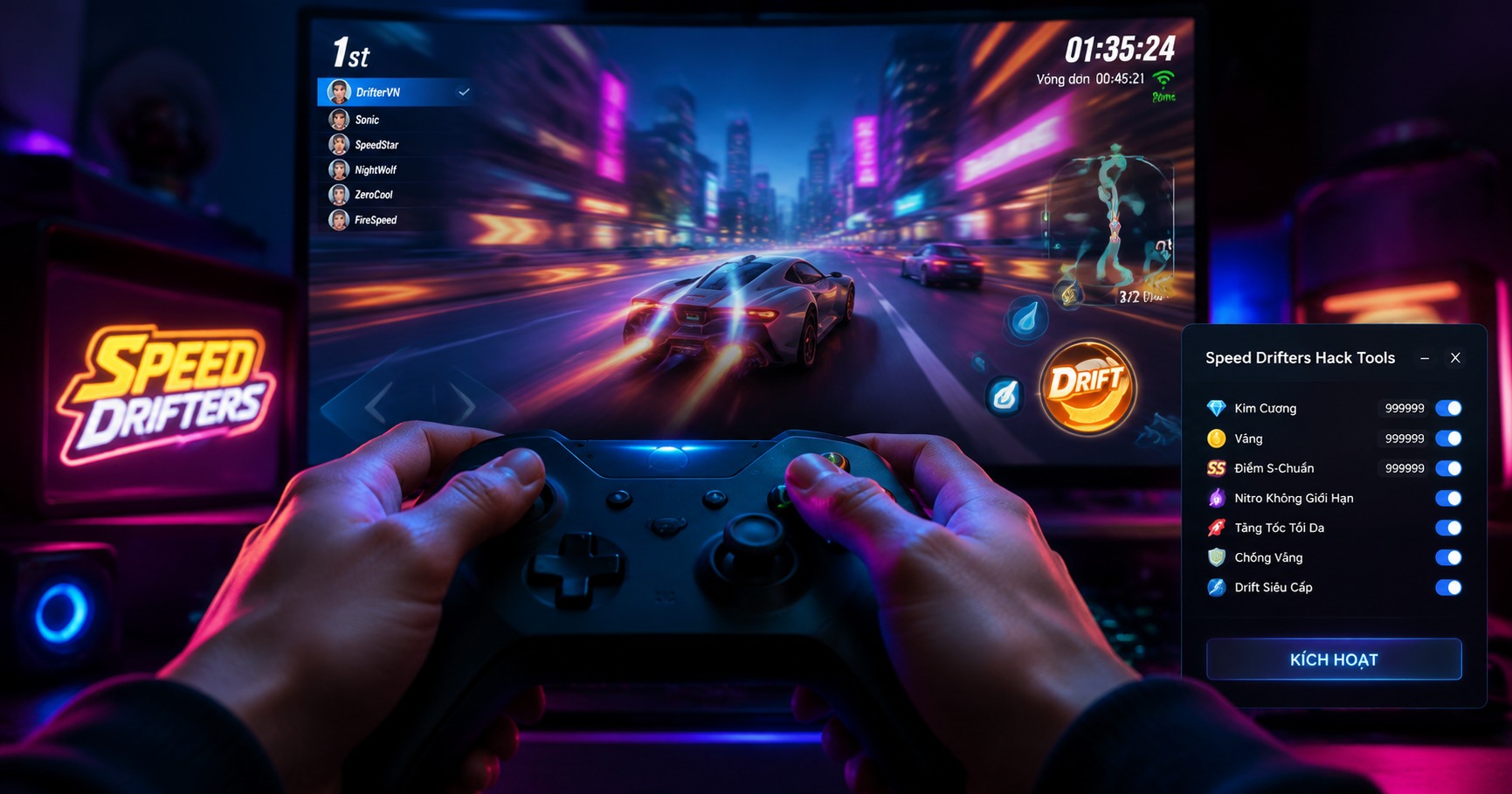 Tổng quan về garena speed drifters hack và ảnh hưởng của nó - image 2 Tổng quan về garena speed drifters hack và ảnh hưởng của nó - image 2