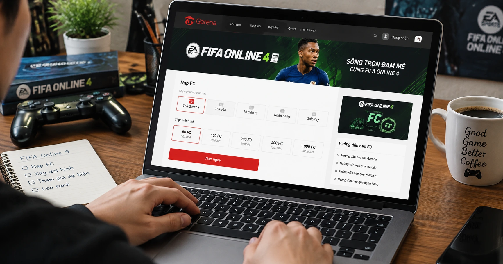 Khuyến mãi nạp thẻ Garena FIFA Online 4 hấp dẫn năm 2024 - image 2 Khuyến mãi nạp thẻ Garena FIFA Online 4 hấp dẫn năm 2024 - image 2